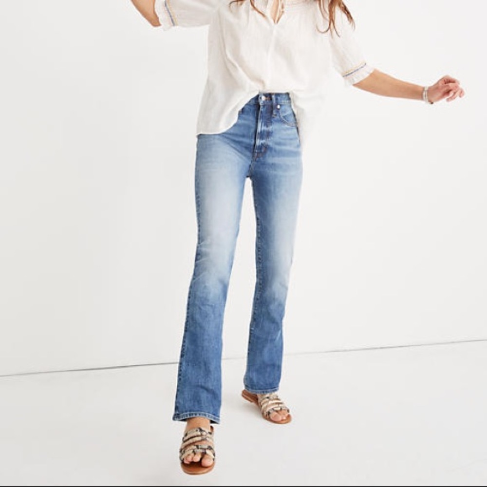 Madewell skinny flare jeans